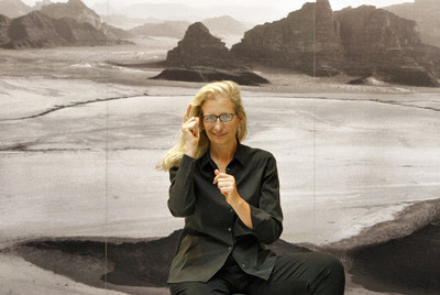 La fotógrafa estadounidense Annie Leibovitz en la presentación de una exposición sobre su obra, el año pasado en Madrid.