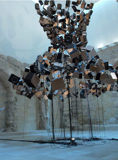 Instalación  Transfigured Schönberg,  de Dionisio González, en el museo Patio Herreriano (Valladolid)