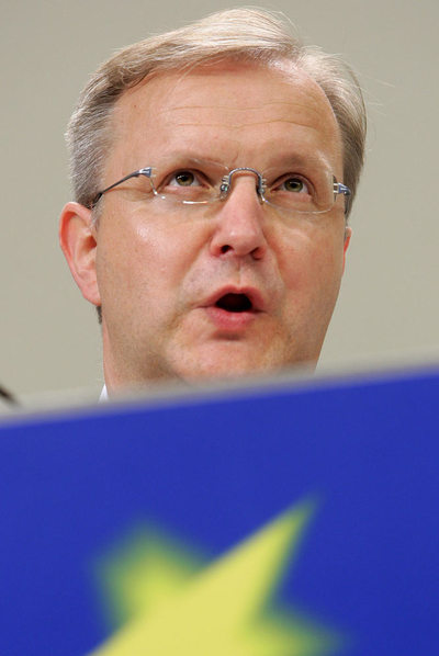 El comisario de Asuntos Económicos, Olli Rehn.