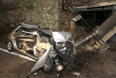 Un muerto y nueve heridos en cinco accidentes de tráfico