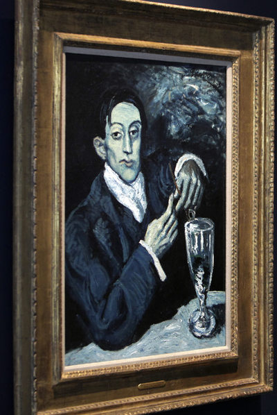  El bebedor de absenta,   de Picasso.  