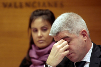 El director general de RTVV, José López Jaraba, durante su comparecencia en las Cortes Valencianas el pasado 10 de marzo.