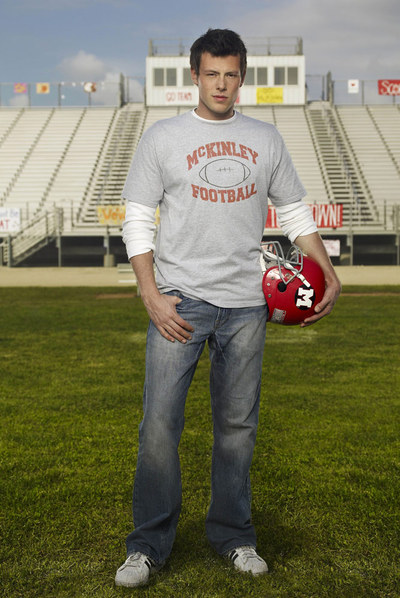 Cory Monteith, uno de los actores de  Glee.  