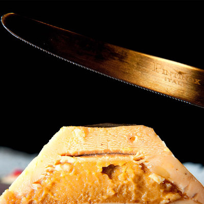  Foie  al bombón de Jijona.