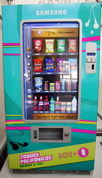Las máquinas vending de Samsung