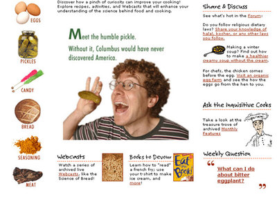 Página www.exploratorium.educooking