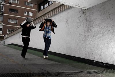Óscar y Helena, integrantes del grupo catalán Delafé y las Flores Azules.