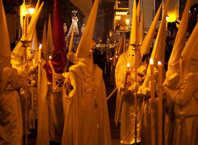Procesión de El Cautivo, ayer en Málaga.