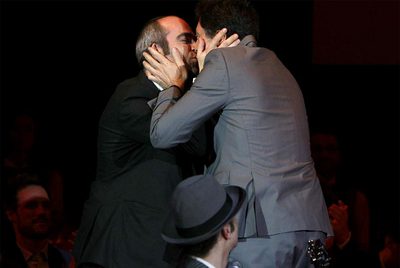 Luis Tosar y Carlos Bardem, premiados por  Celda 211. 