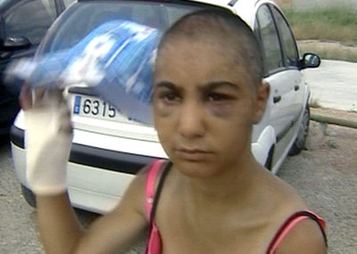 Dolores Ortiz en 2008, cuando fue liberada de su cautiverio.