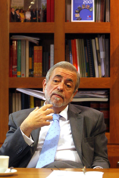 El consejero Antonio Beteta, esta semana en su despacho.