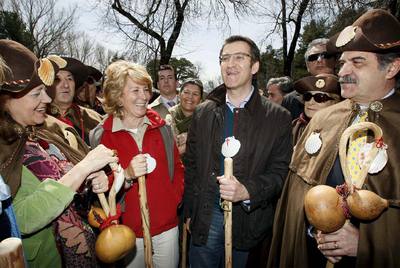 Casi un kilómetro a pie para promocionar el Camino madrileño