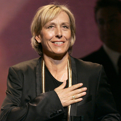 Martina Navratilova.