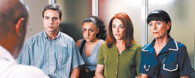  De izquierda a derecha, Alberto San Juan, Candela Peña, Cristina Marcos y Geraldine Chaplin: unidos por el dramón en  La isla interior. 