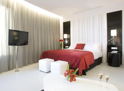 Habitación del hotel Porta Fira.