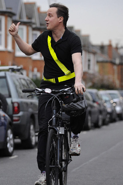 El líder conservador, David Cameron