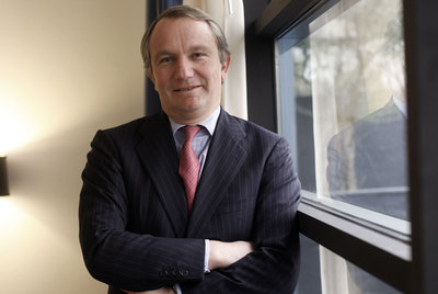 Alexander Wynaendts, consejero delegado de Aegon, en el Hotel Husa Nuevo Boston donde se celebró la entrevista.