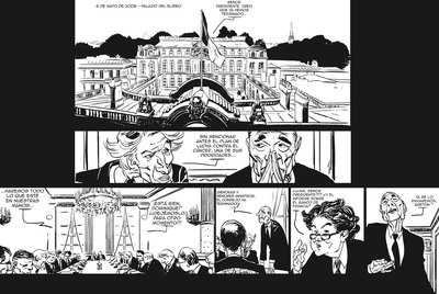 El cómic  El negocio de los negocios,  sobre la investigación del  caso Clearstream. 