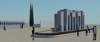 FOTOGALERIA: Boceto del monumento a las víctimas en El Pozo