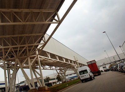 El parque Juan Carlos I, junto a la planta de Ford, concentra gran parte de la industria valenciana de automoción.