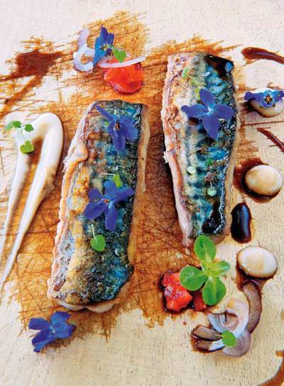  Receta de 'Tataki' de Caballa, presentación 