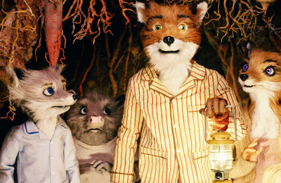 Un fotograma del filme de animación para adultos  Fantástico Sr. Fox. 