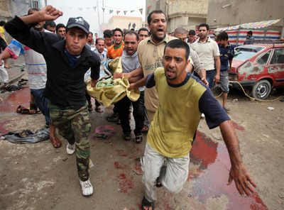 Los chiíes del barrio de Ciudad Sáder tras las explosiones