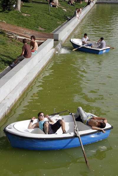 Una ciudad a 27 grados