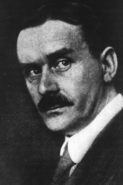 Thomas Mann (1875-1955), en una imagen del libro  El mundo moderno  (Edhasa), de Malcolm Bradbury.