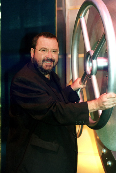 Jordi Estadella, presentando el programa  Audacia  en el año 2000.