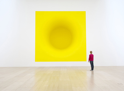   Yellow (Amarillo)  , de Anish Kapoor, se podrá ver hasta el 12 de octubre en la exposición monográfica del Guggenheim de Bilbao.