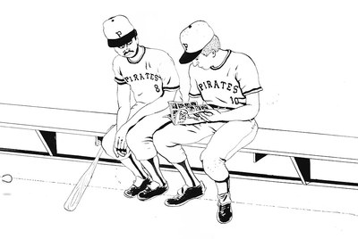 Ilustración de James Blagden para su cortometraje  Dock Ellis and the LSD No-No .