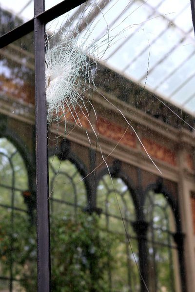 El triste deterioro del Hivernacle de la Ciutadella