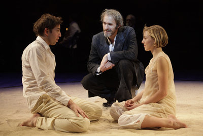 Una escena de la obra  La tempestad. 