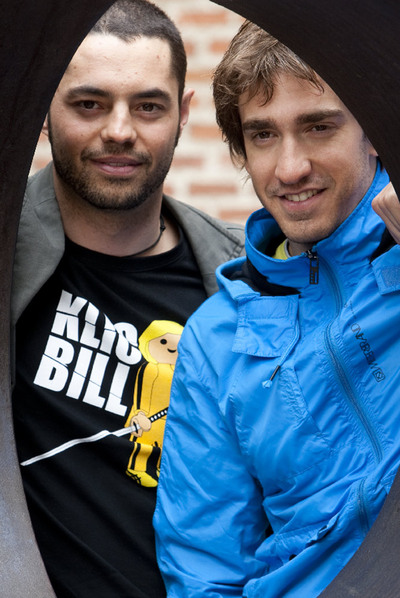 Galindo (izquierda) y Santacana ni se llaman al acabar la temporada.