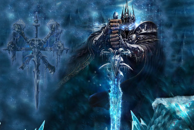 Uno de los personajes del popular videojuego  World of Warcraft .