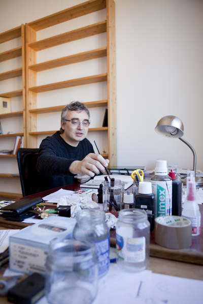 David B. ha publicado recientemente en Francia   Trieste-Bologne   (Delcourt), primera entrega de su   Journal d'Italie.  