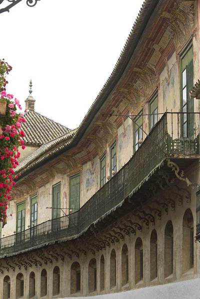 Un aspecto del palacio de Peñaflor, en Écija (Sevilla).