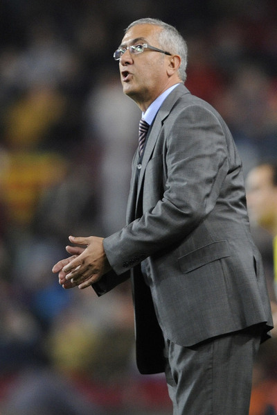 Gregorio Manzano, en la banda.