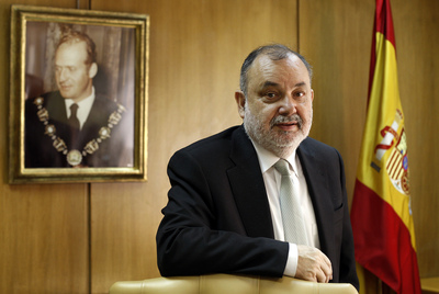 Ángel Juanes, presidente de la Audiencia Nacional, el 19 de mayo de 2010.