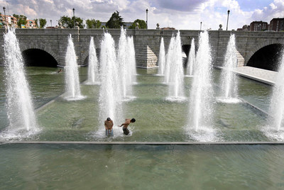 Madrid Río... y piscina