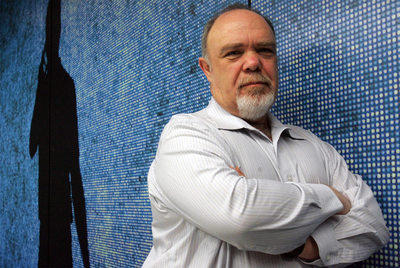 Jorge Oskenberg, poco antes de la entrevista, en la sede de Ikerbasque en Bilbao.