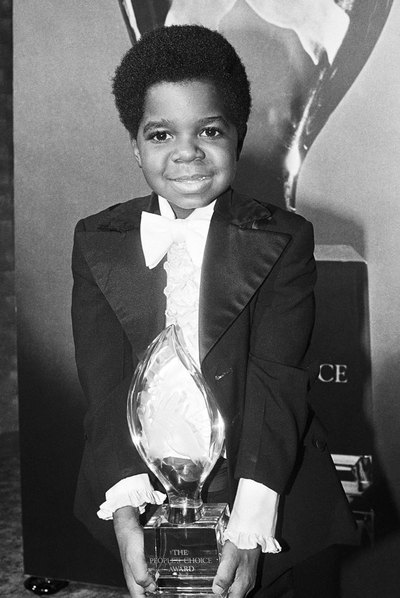 Gary Coleman, en 1980, recoge el People's Choice Award en Los Ángeles.