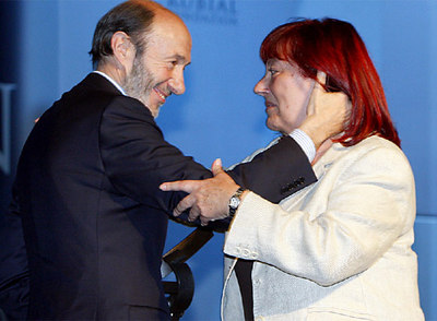 Reconocimiento a los valores socialistas de Rubalcaba