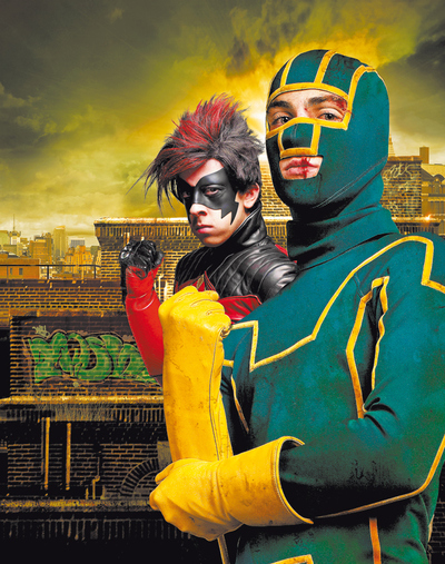  Los actores Aaron Johnson y Christopher Mintz-Plasse se enfrentan en  Kick-Ass  