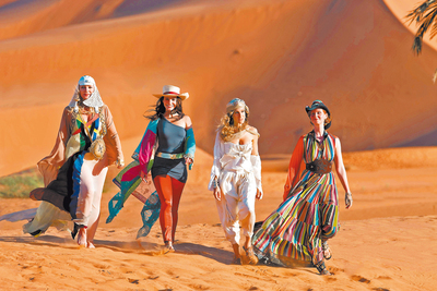  Las progagonistas de Sexo en Nueva York en el desierto de Abu Dhabi 