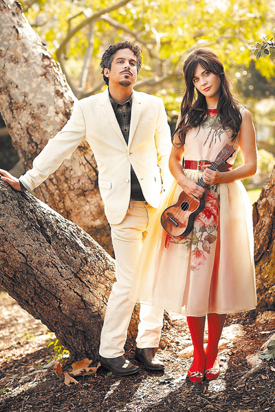  El cantautor Matt Ward y la actriz Zooey Deschanel forman del dúo  She & Him  