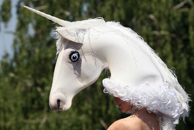 Un unicornio se pasea por Epsom