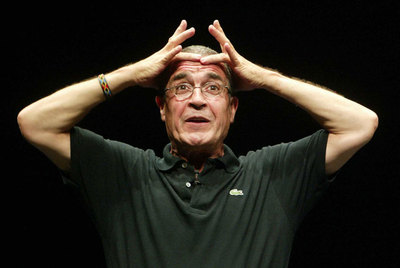 Rubianes durante una actuación en Olot, Girona, en 2006.