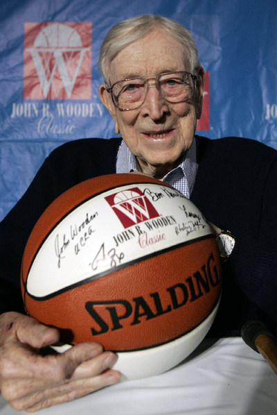John Wooden, en una imagen de 2005.